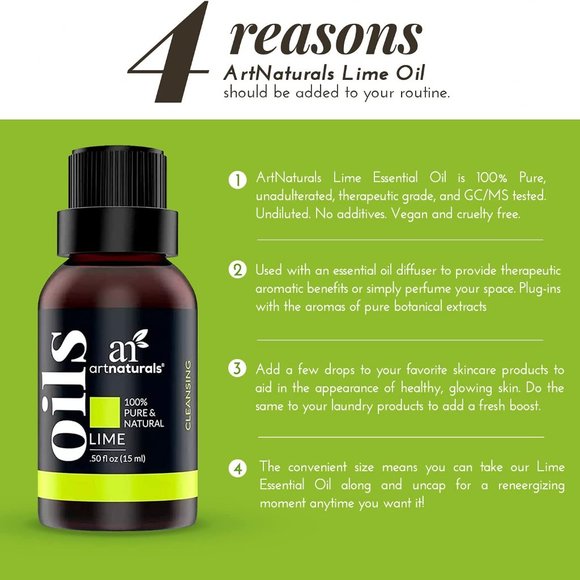 ArtNaturals - Lime - Pure & Natural Essential Oil - Picture 9 of 9